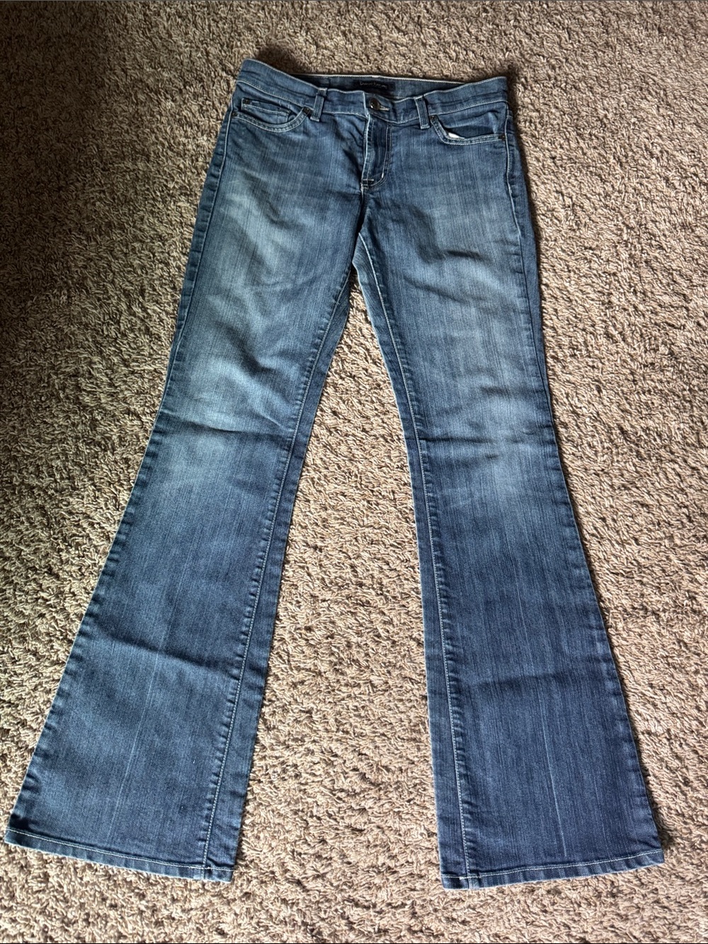 Women's Flare Jeans in Washed Blue